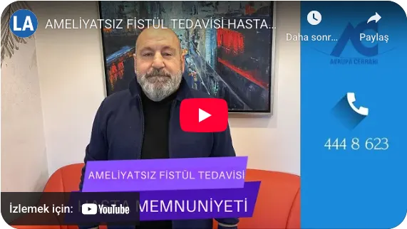 Fistülotomi ameliyatı