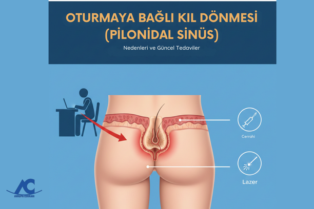 Oturmaya Bağlı Kıl Dönmesi (Pilonidal Sinüs) Nedenleri ve Güncel Tedaviler